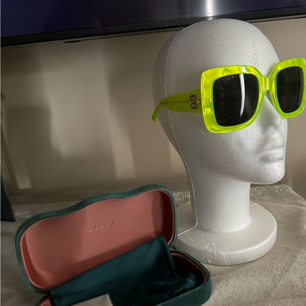 Green Gucci Sunglasses